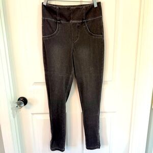 Small Anna& Ava jegging black/gray ankle zipper